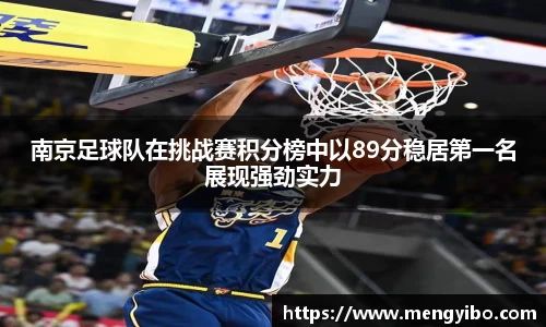 南京足球队在挑战赛积分榜中以89分稳居第一名展现强劲实力